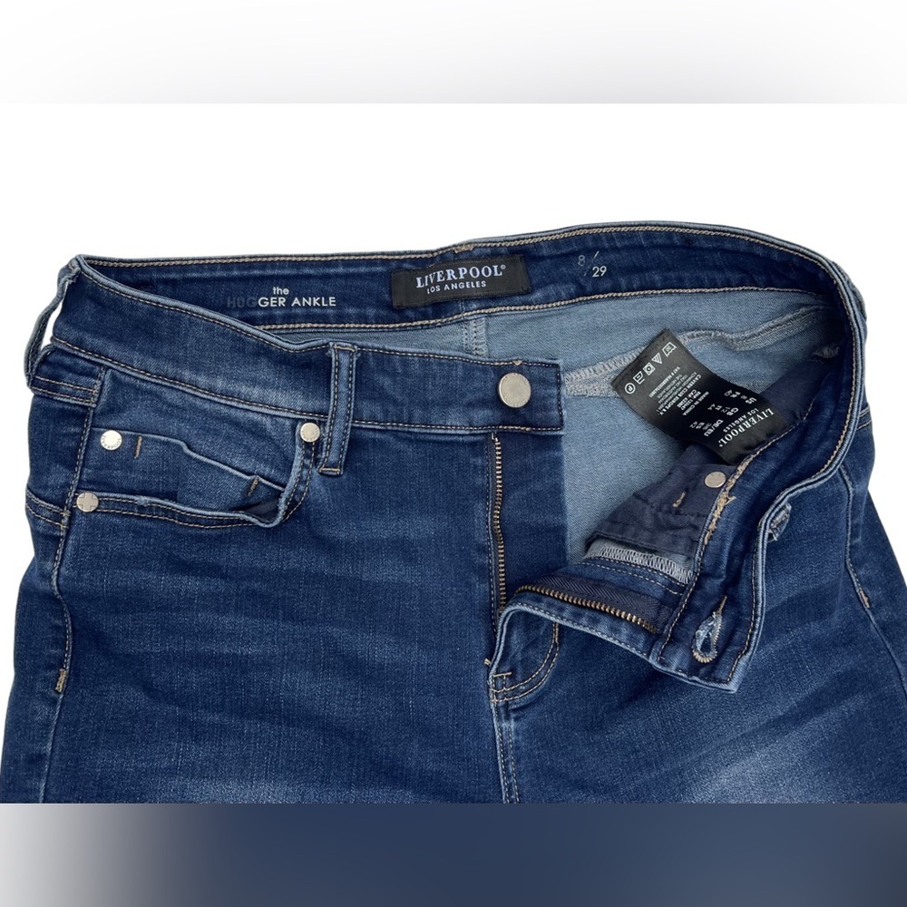Liverpool Los Angeles Dark Blue Women's Ankle Jeans - Picture 5 of 6